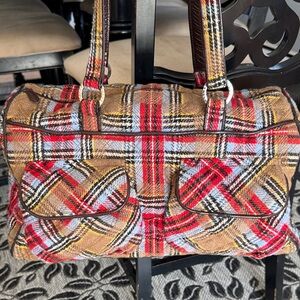 Vera Bradley quilted duffle bag